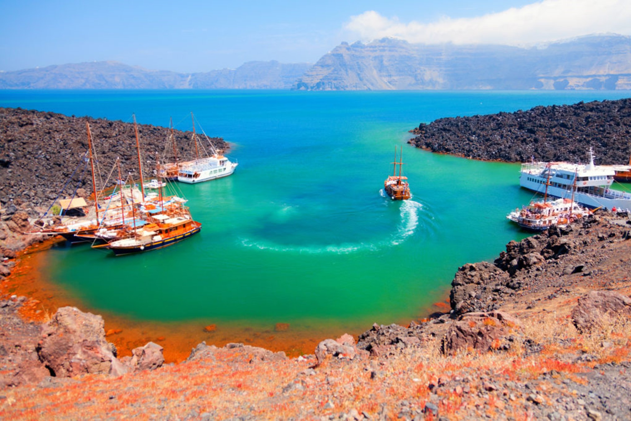 Santorini Volcano